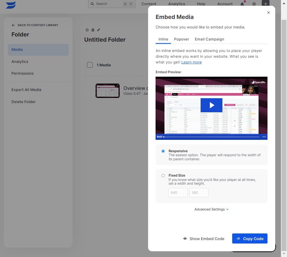 Copy the embed code