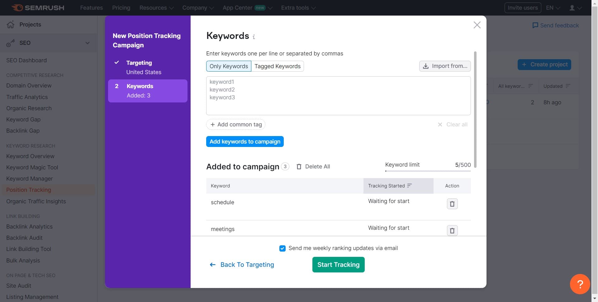 Enter Your Keywords