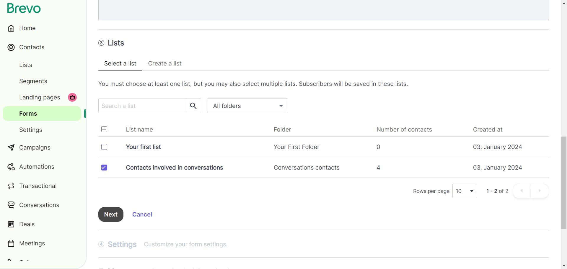 Move to field validation settings