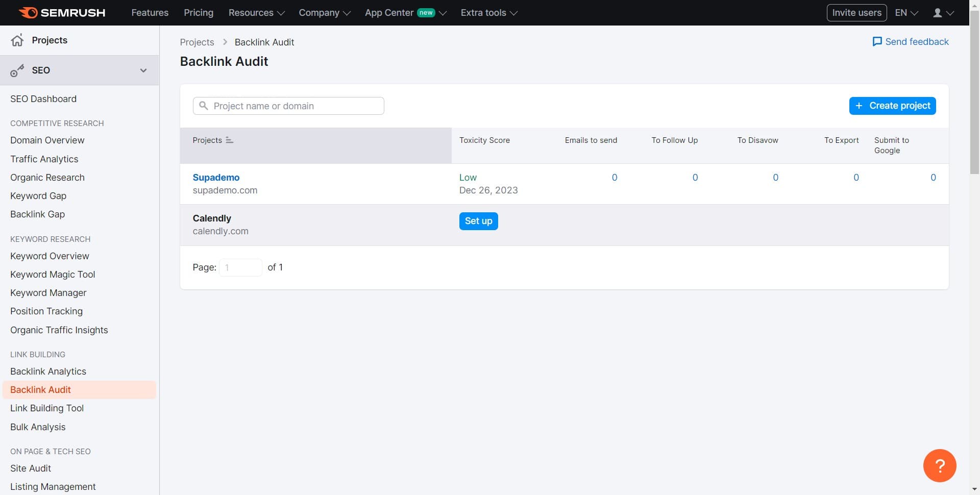 Click on Calendly