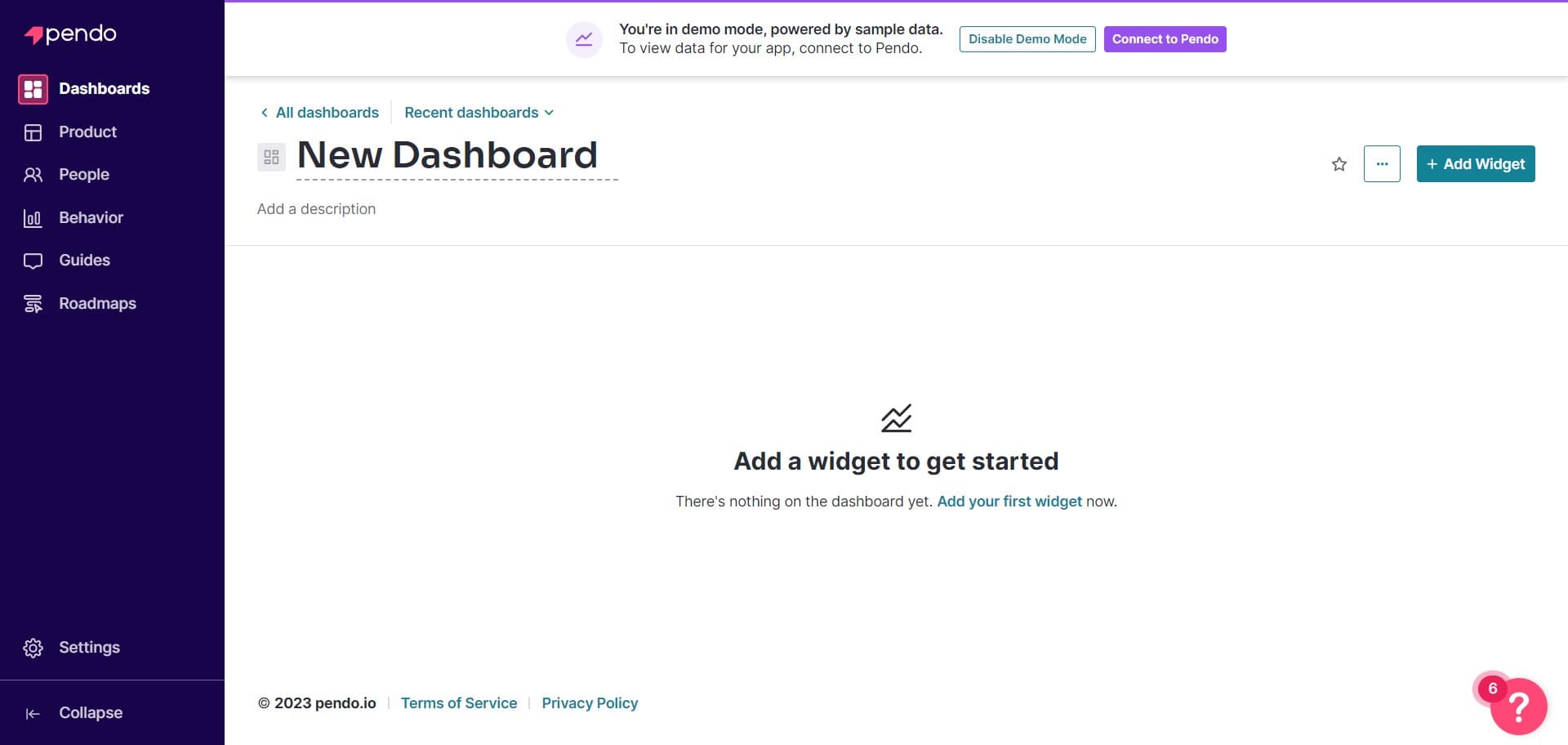 Select dashboard location