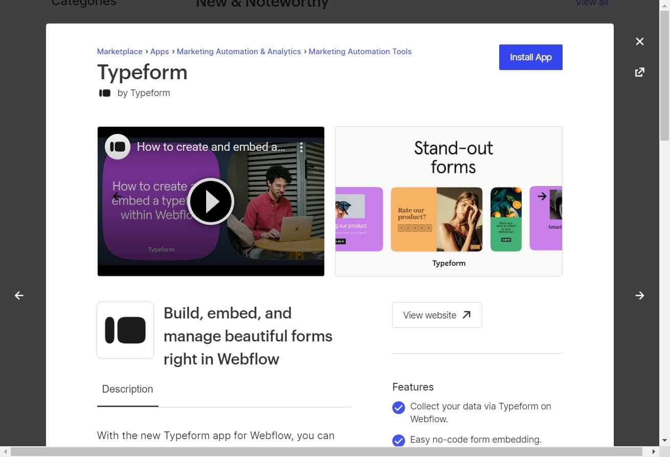 Click Install App