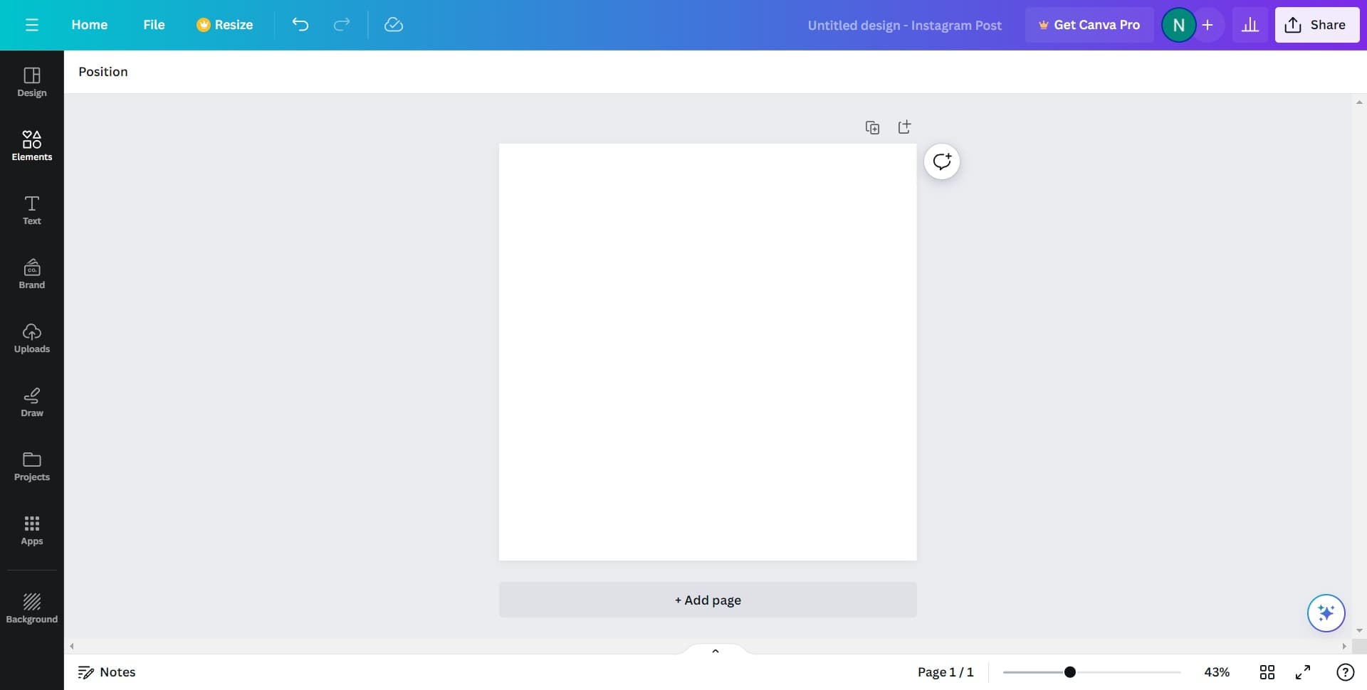 Click on Elements