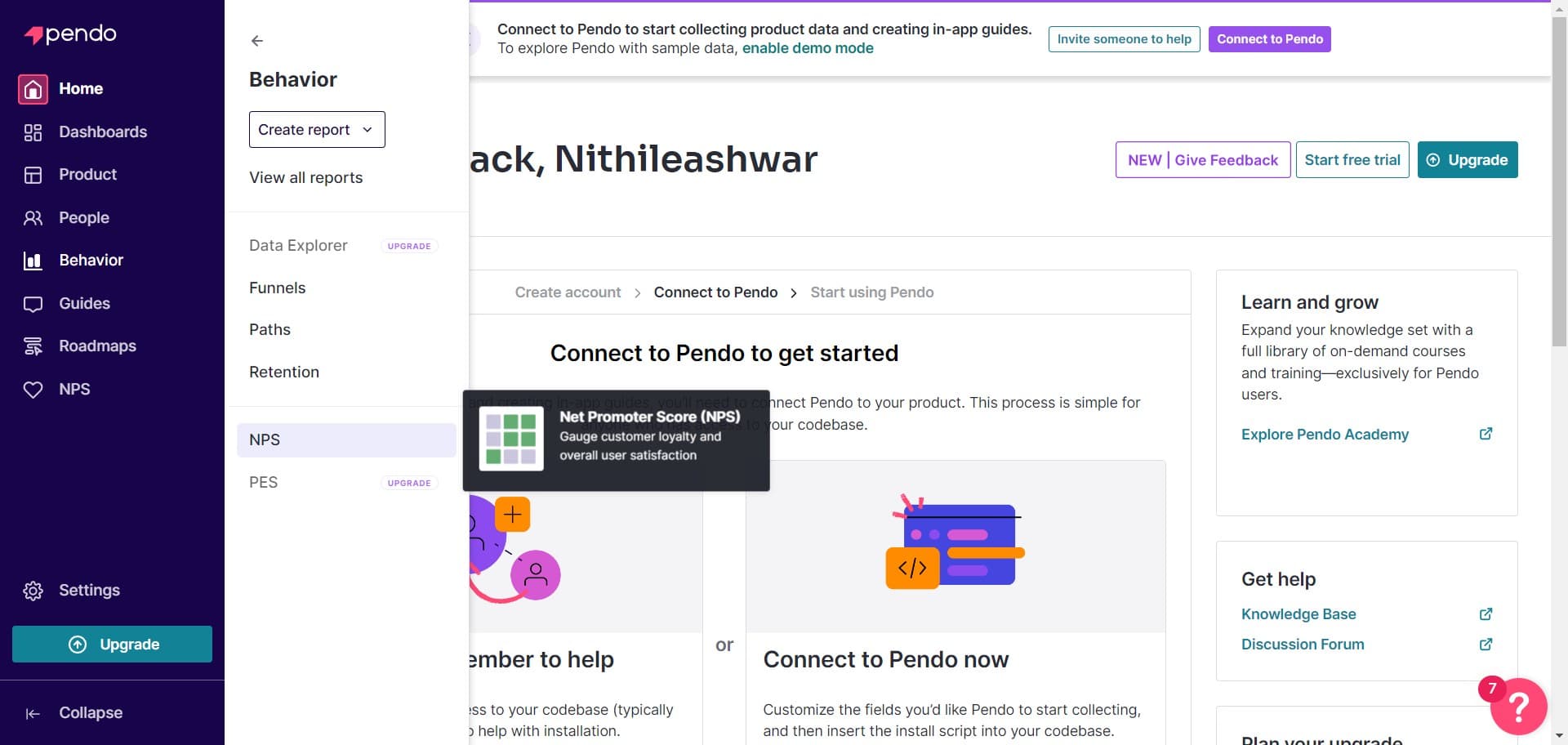 Open the NPS module