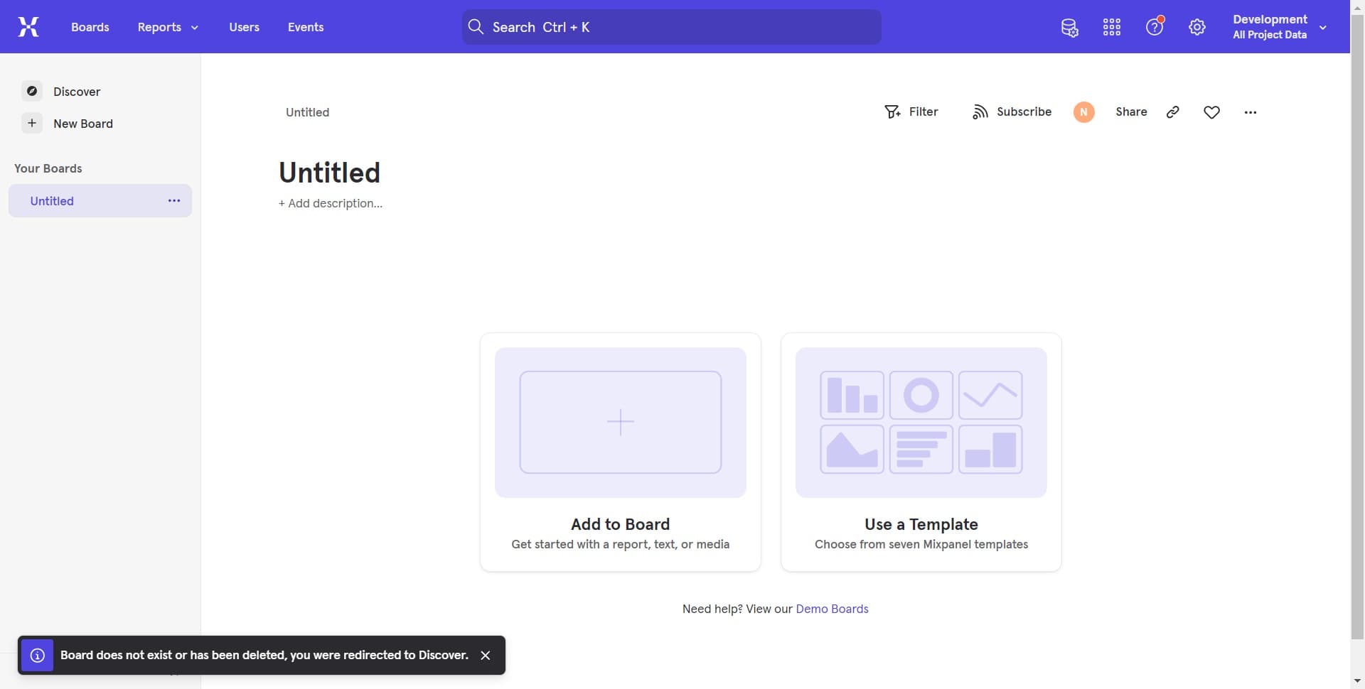 Select the first board option