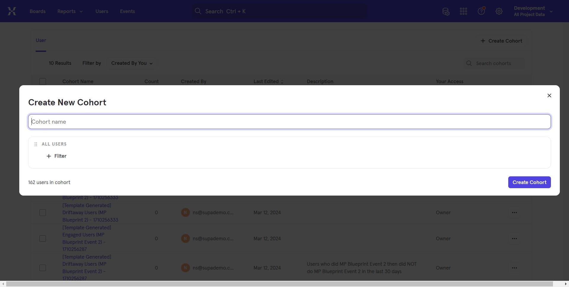 Configure additional filters