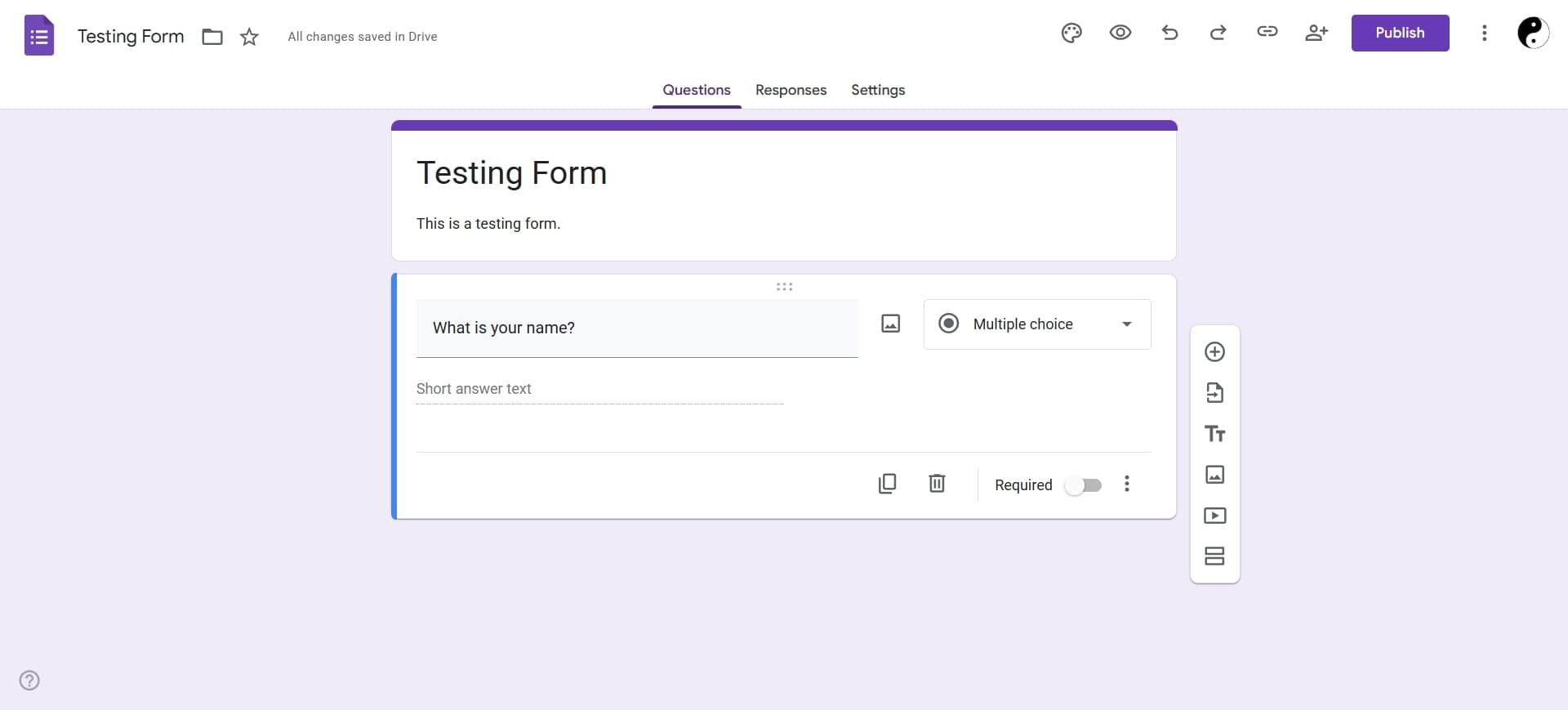 Share Your Form