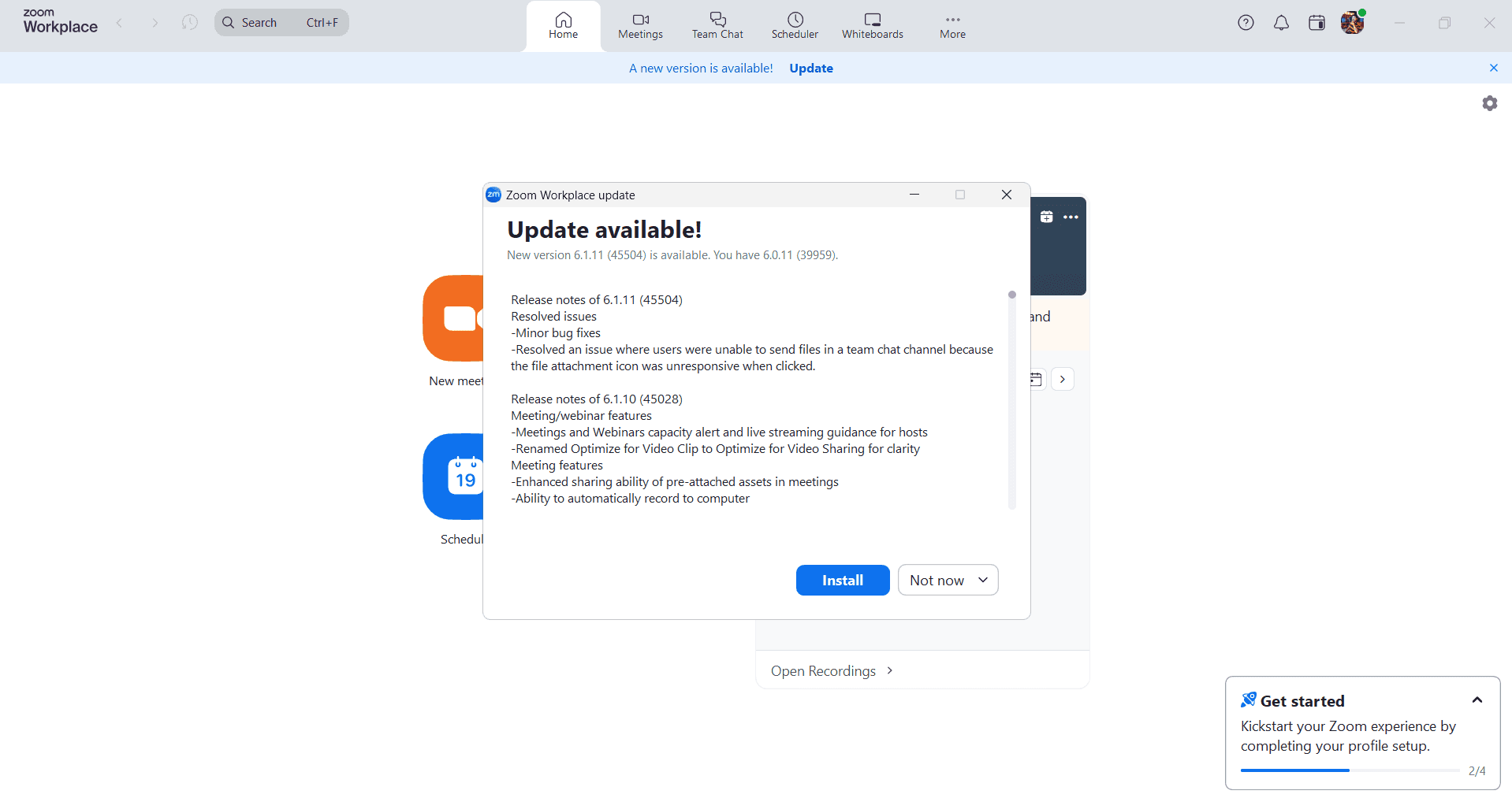 Download the update