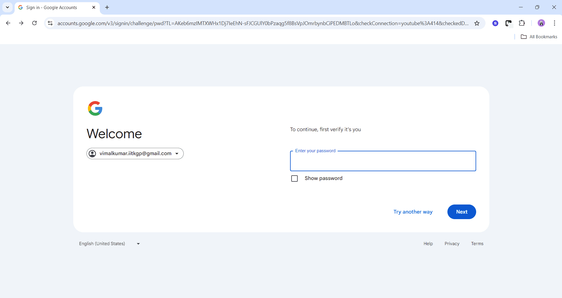 Review account sync settings