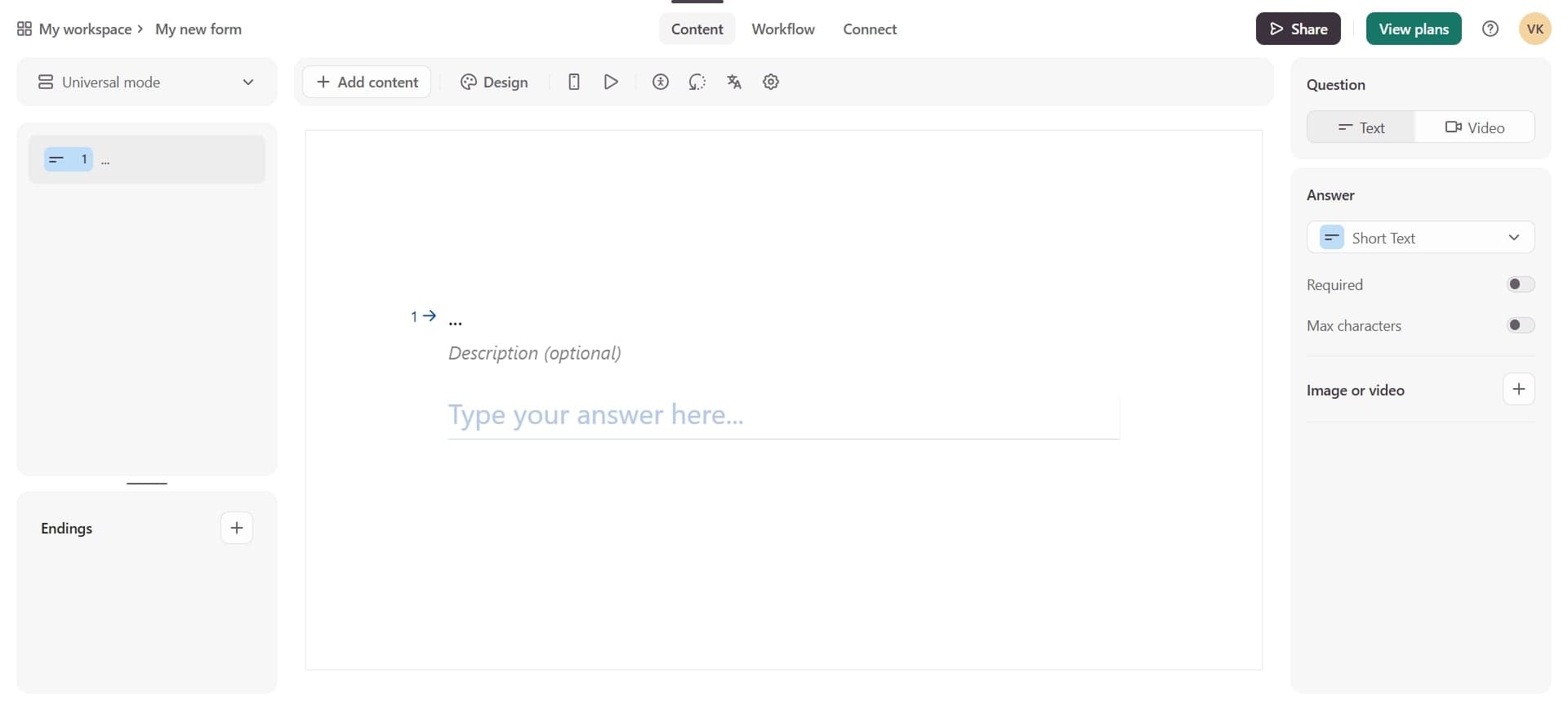 Add welcome and thank you screens