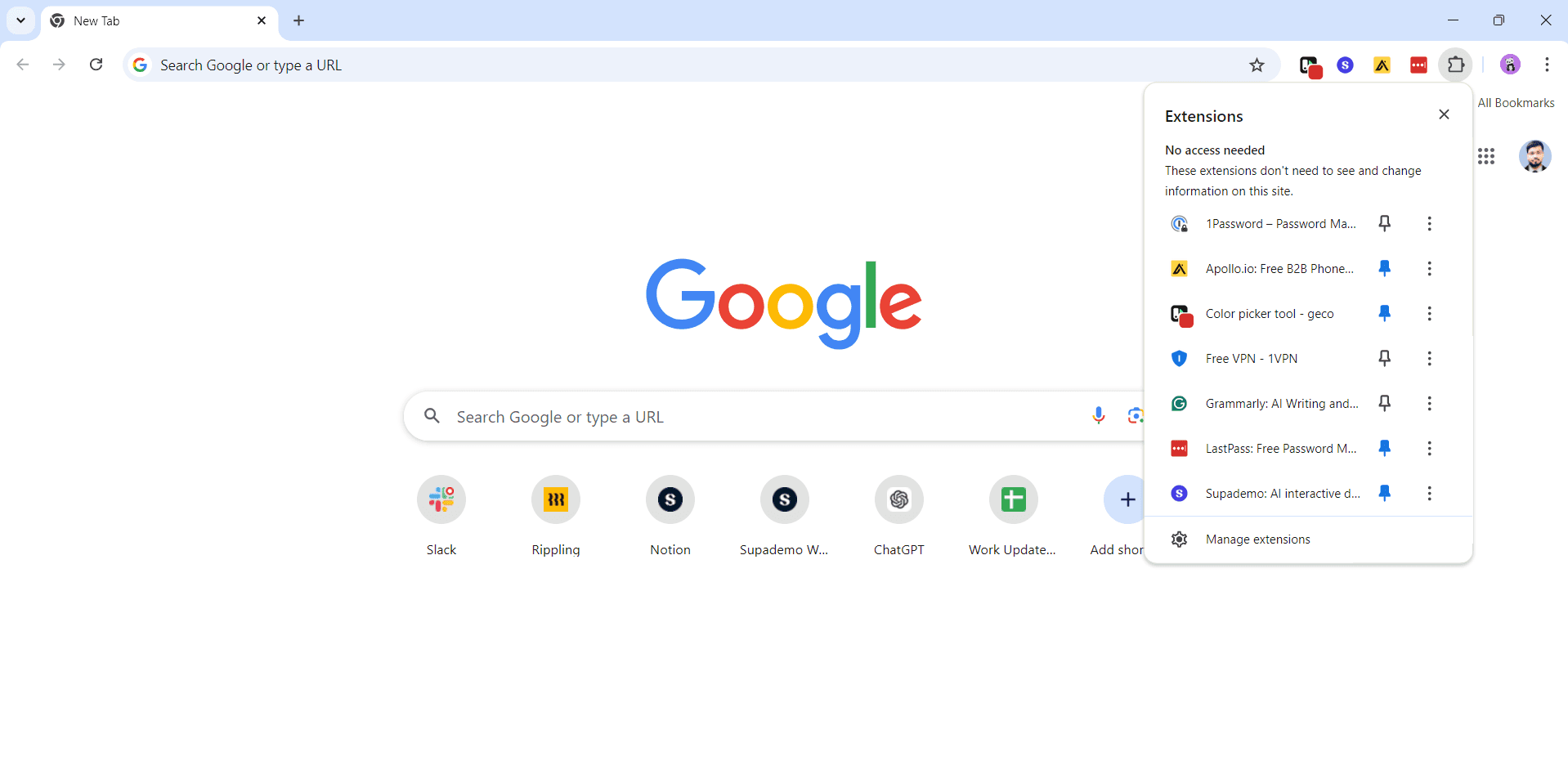 Click Remove Button