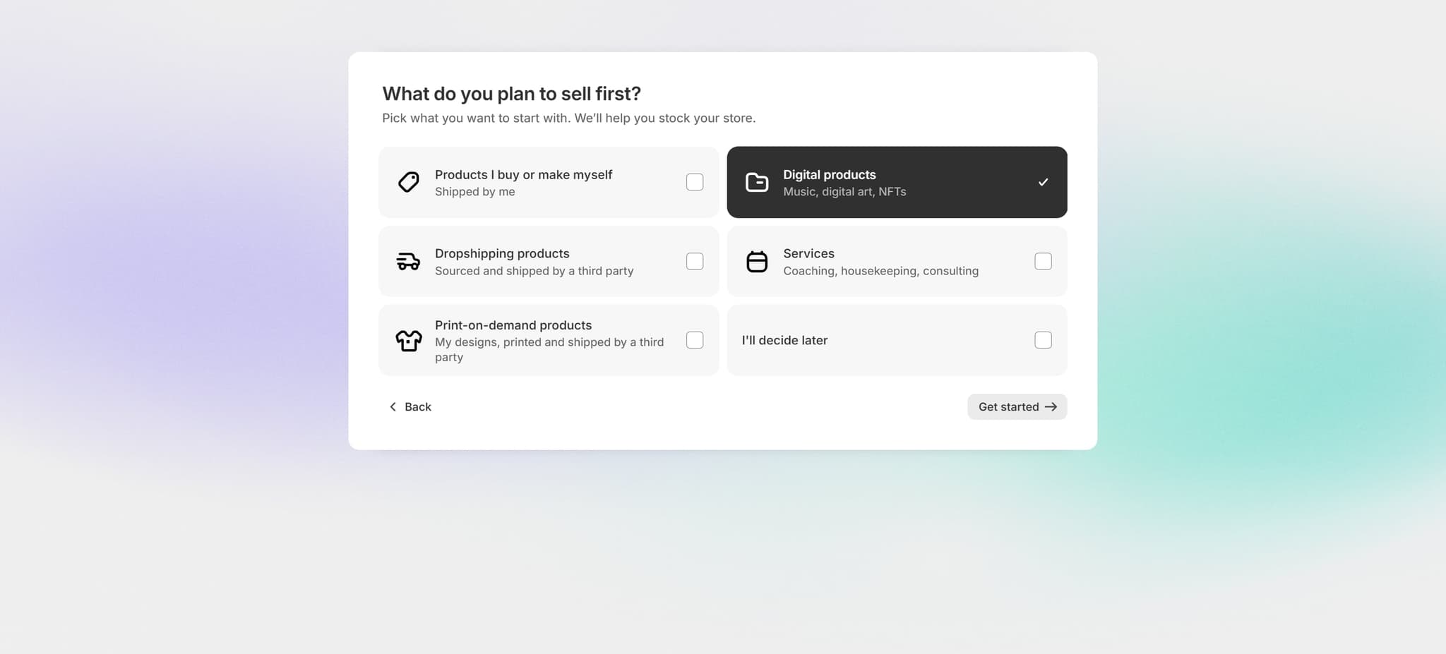 Click Get Started