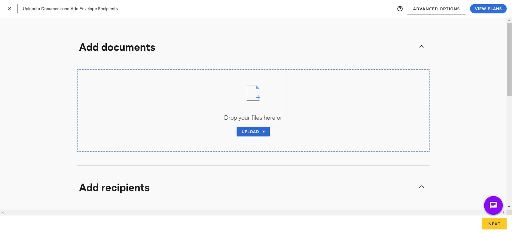 Click on Upload