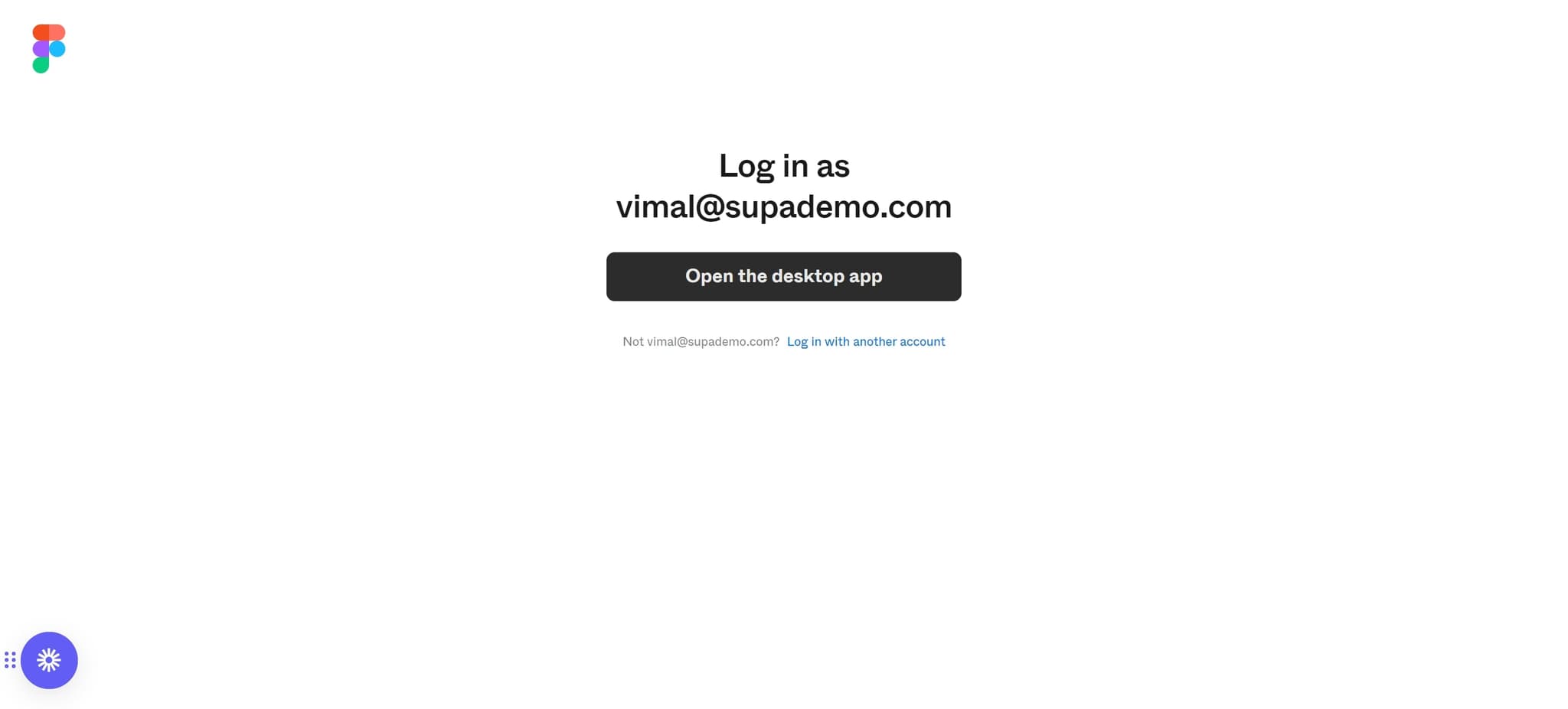 Click on Open the desktop app