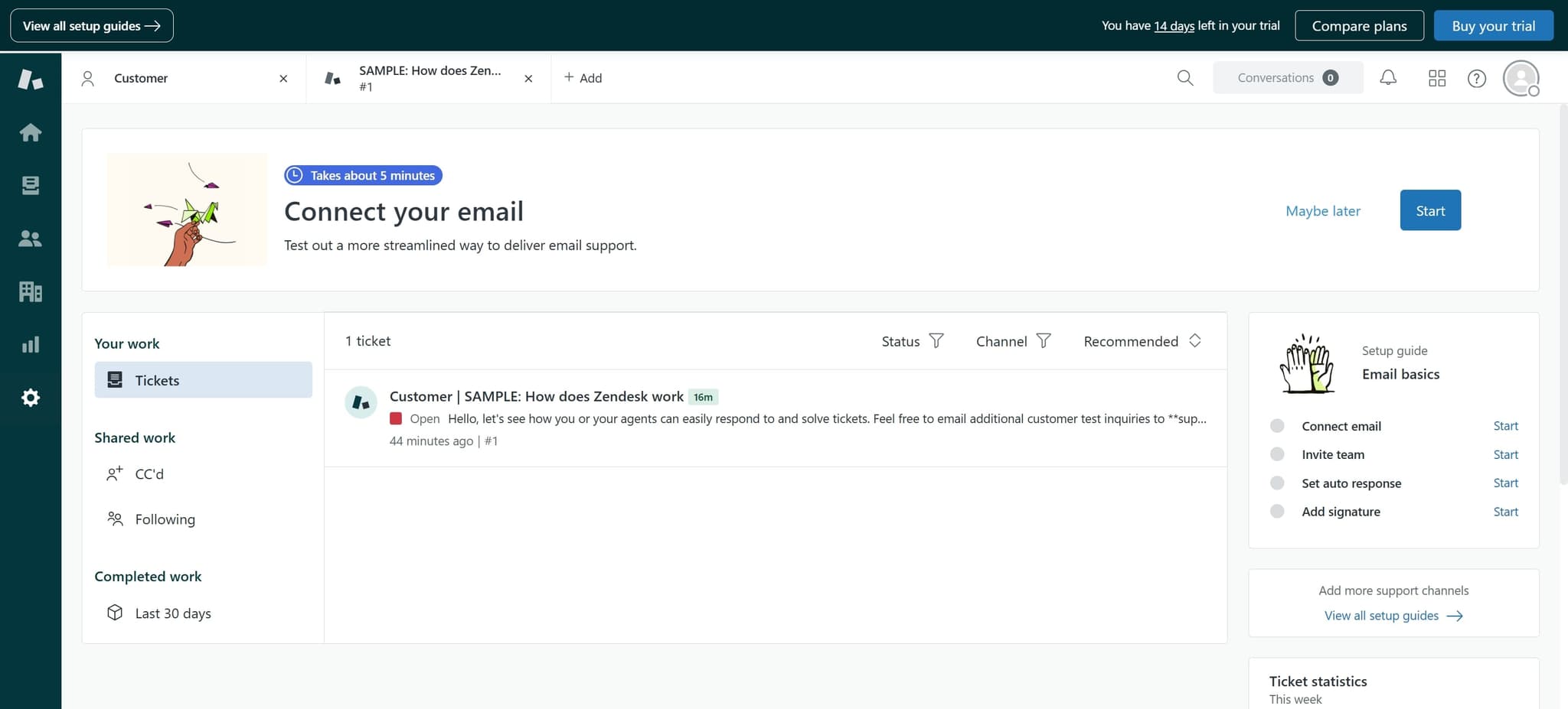 Access the Admin Center