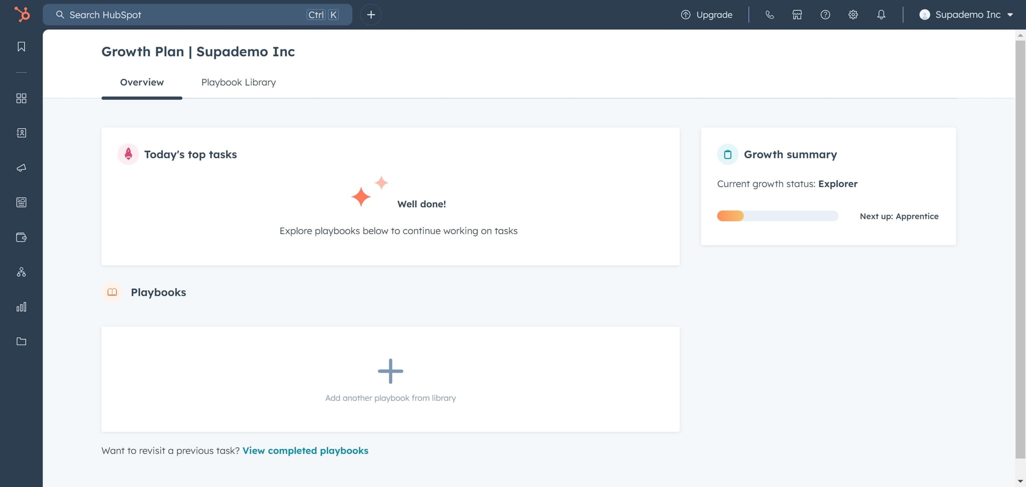 Access HubSpot settings