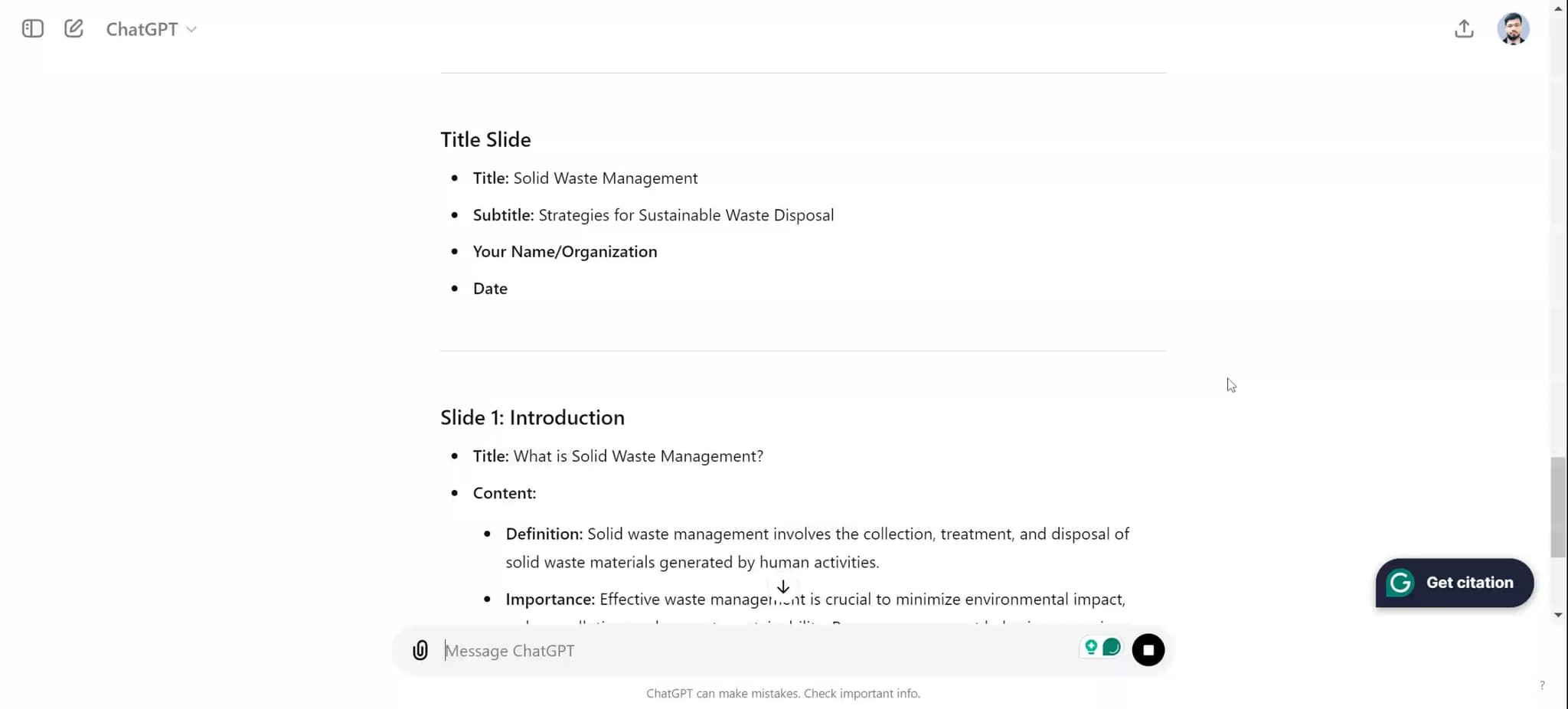 Upload Content to Your Presentation