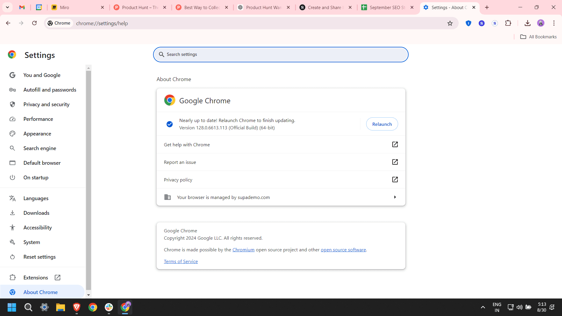 Install the update