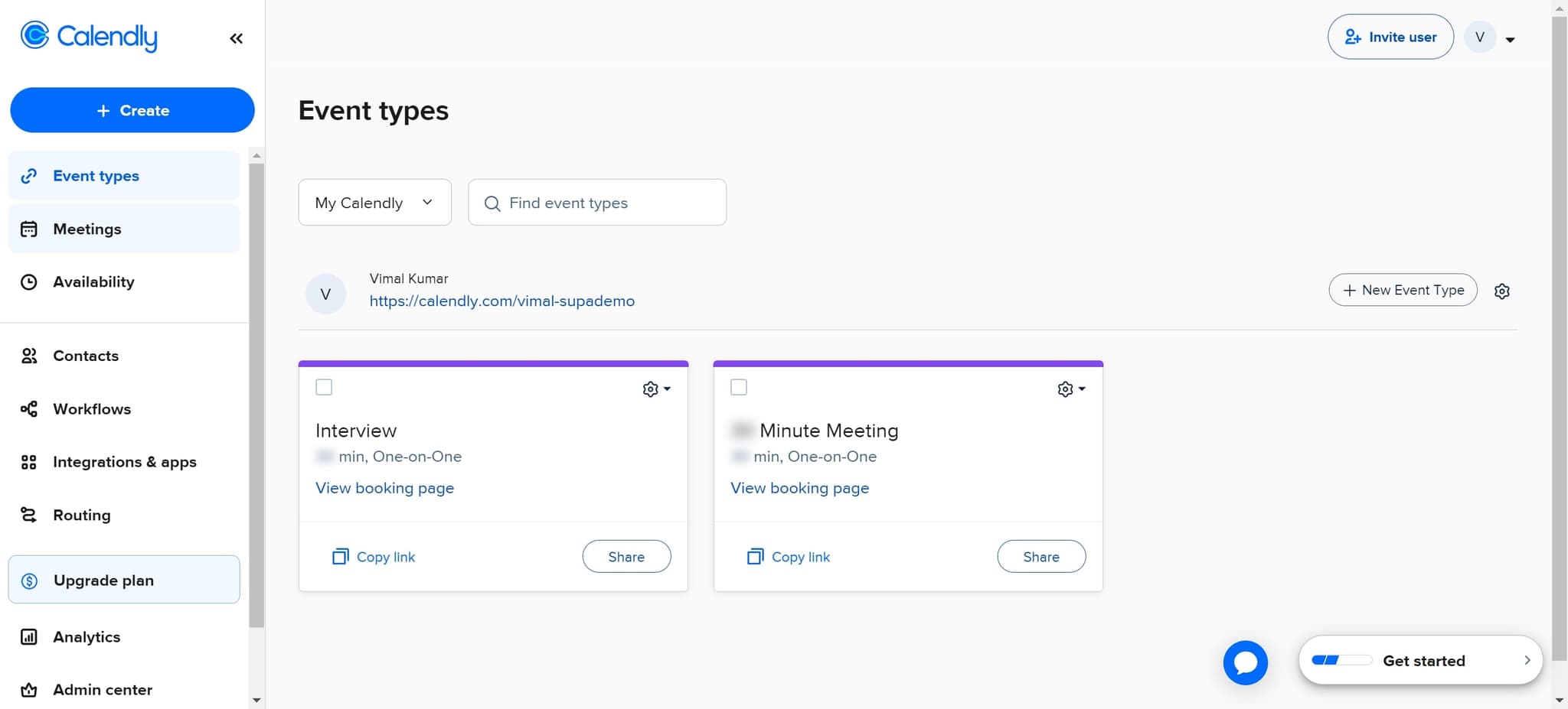 Navigate to Meetings