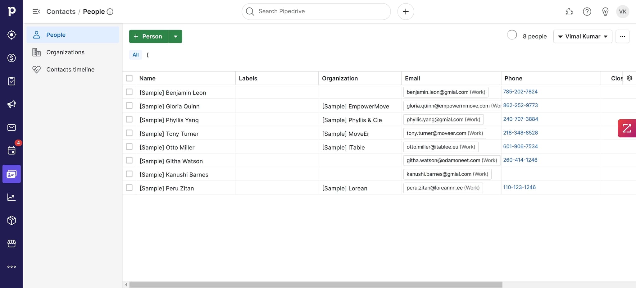 Review lead setup