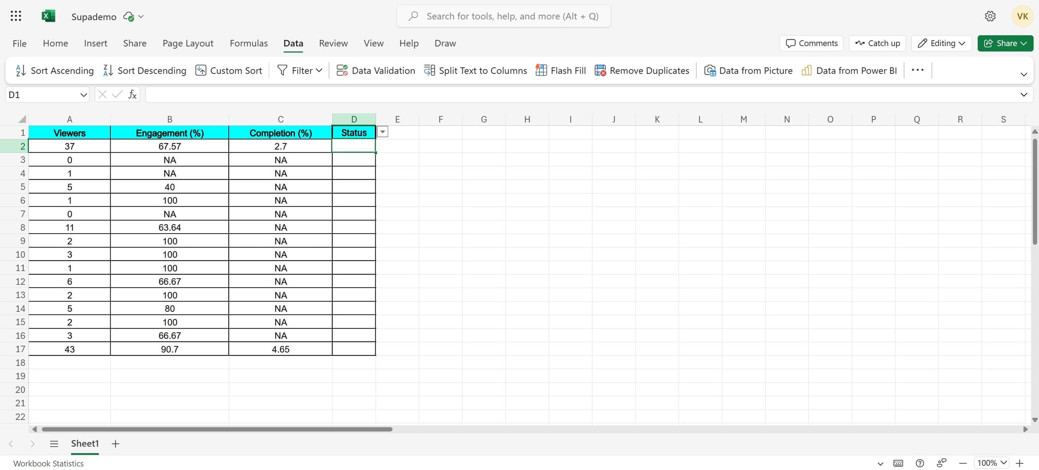 Finalize the dropdown setup
